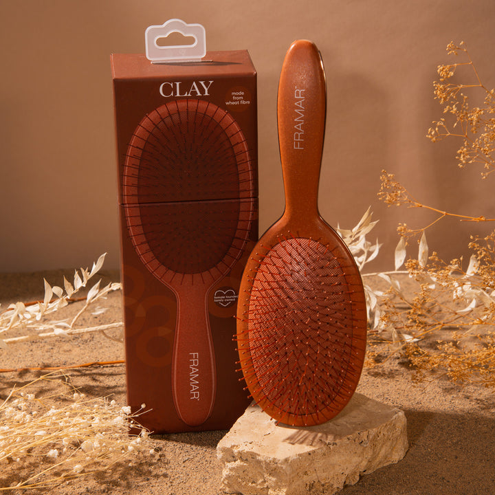 FRAMAR Terra - Detangle Brush, Clay