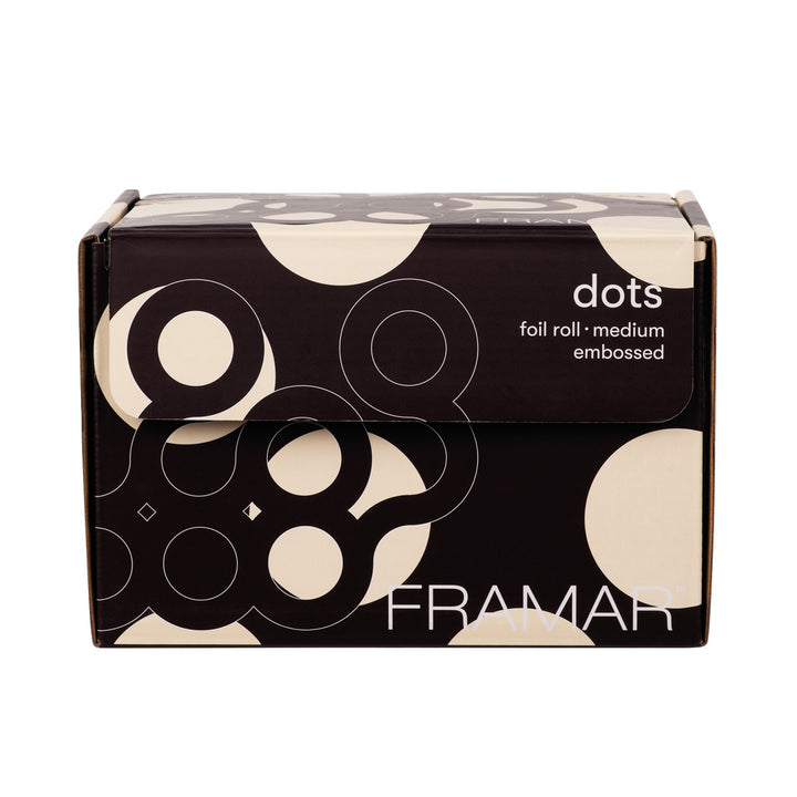 FRAMAR Embossed Roll - Big Brown Dots (97,5 m)