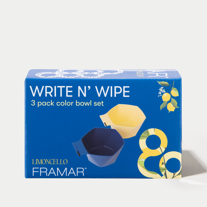 FRAMAR Write n′ Wipe Bowls - Limoncello