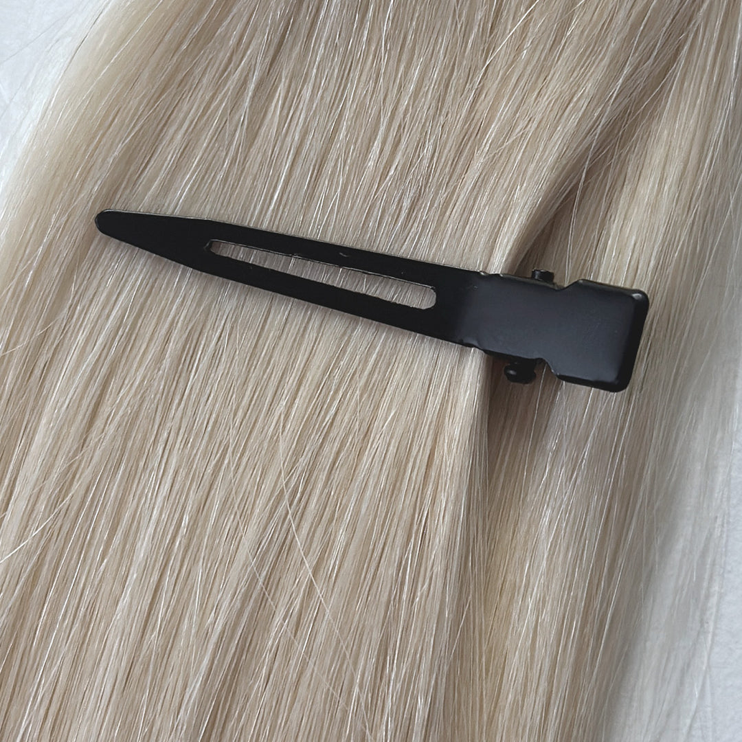 BLONG Sectioning Clip -hiusklipsi, musta (10 kpl)