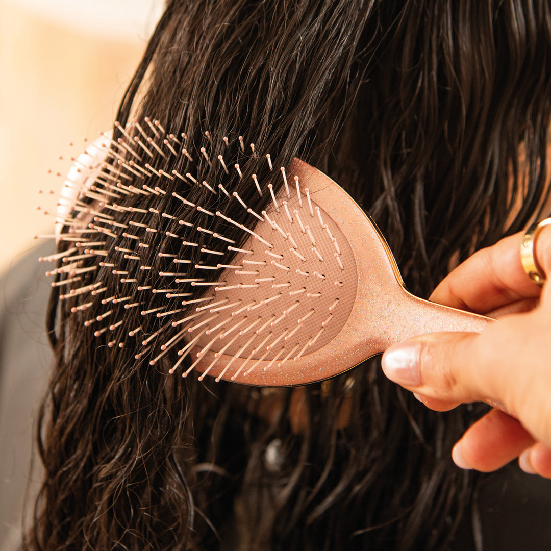 FRAMAR Detangle Brush - Glitter Rose