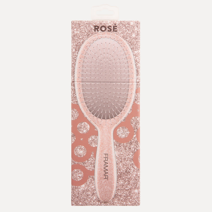 FRAMAR Detangle Brush - Glitter Rose