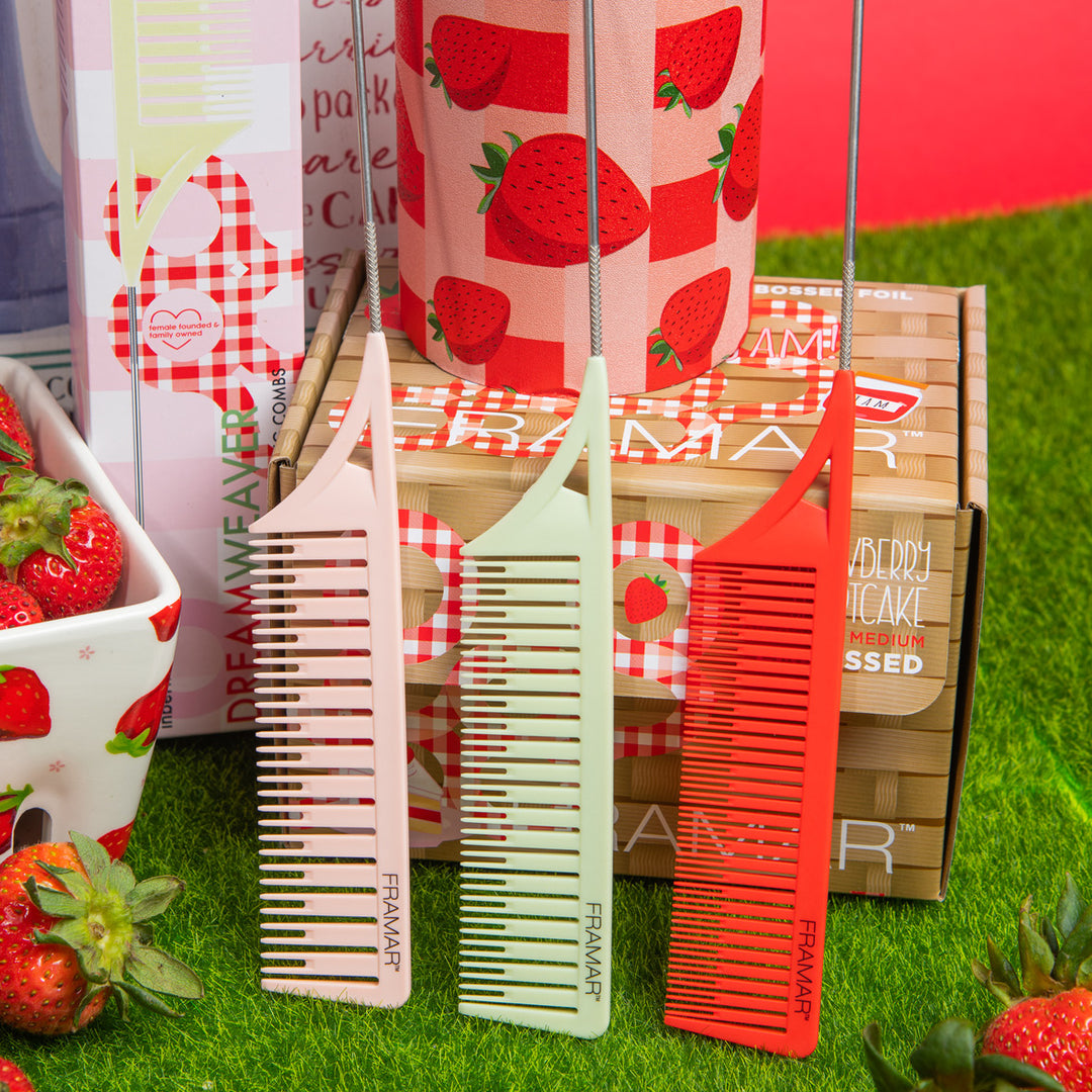 FRAMAR Dreamweaver Comb Strawberry Shortcake, piikkikampa (3 kpl)