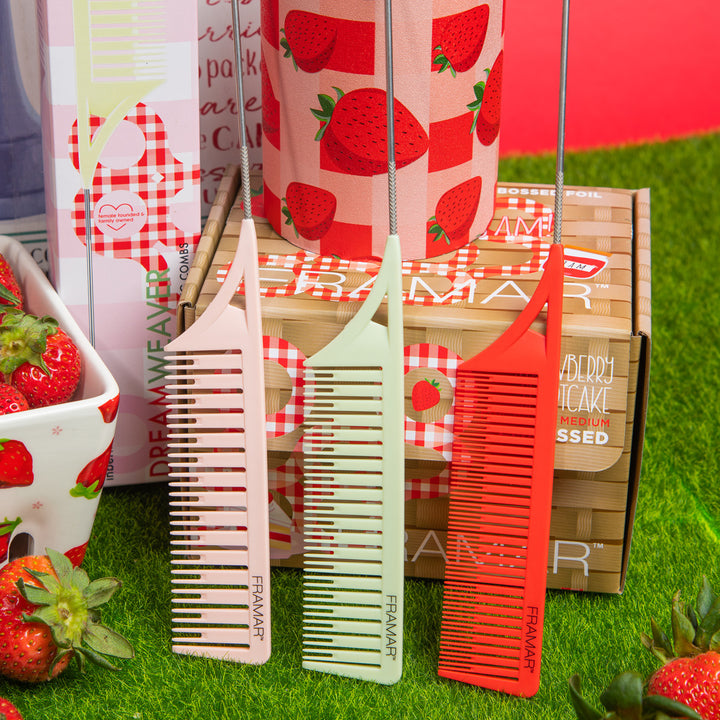 FRAMAR Dreamweaver Comb Strawberry Shortcake, piikkikampa (3 kpl)