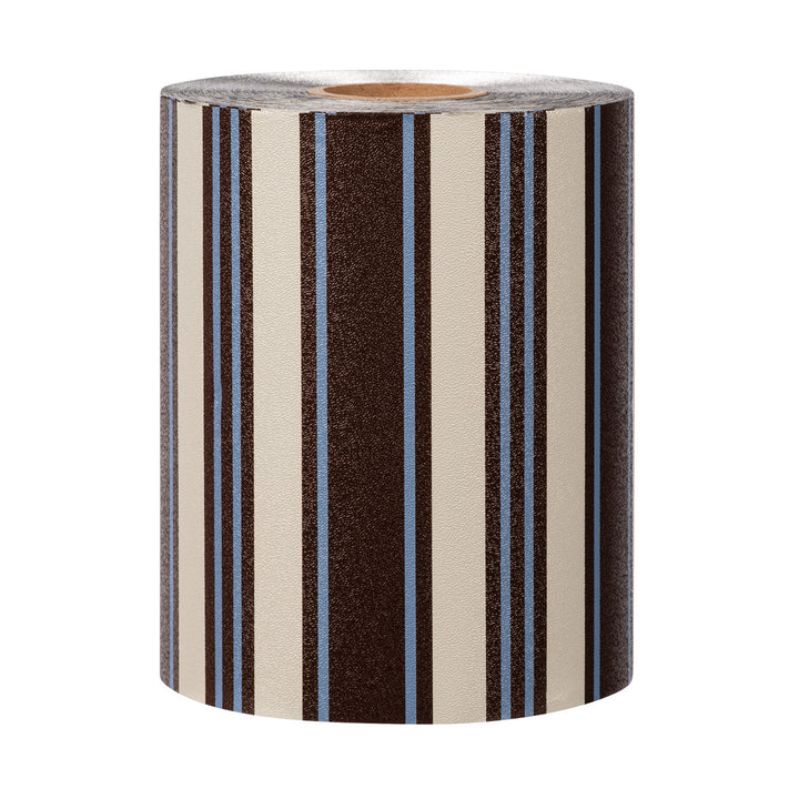 FRAMAR Embossed Roll - Blue Chocolate Stripes (97,5 m)