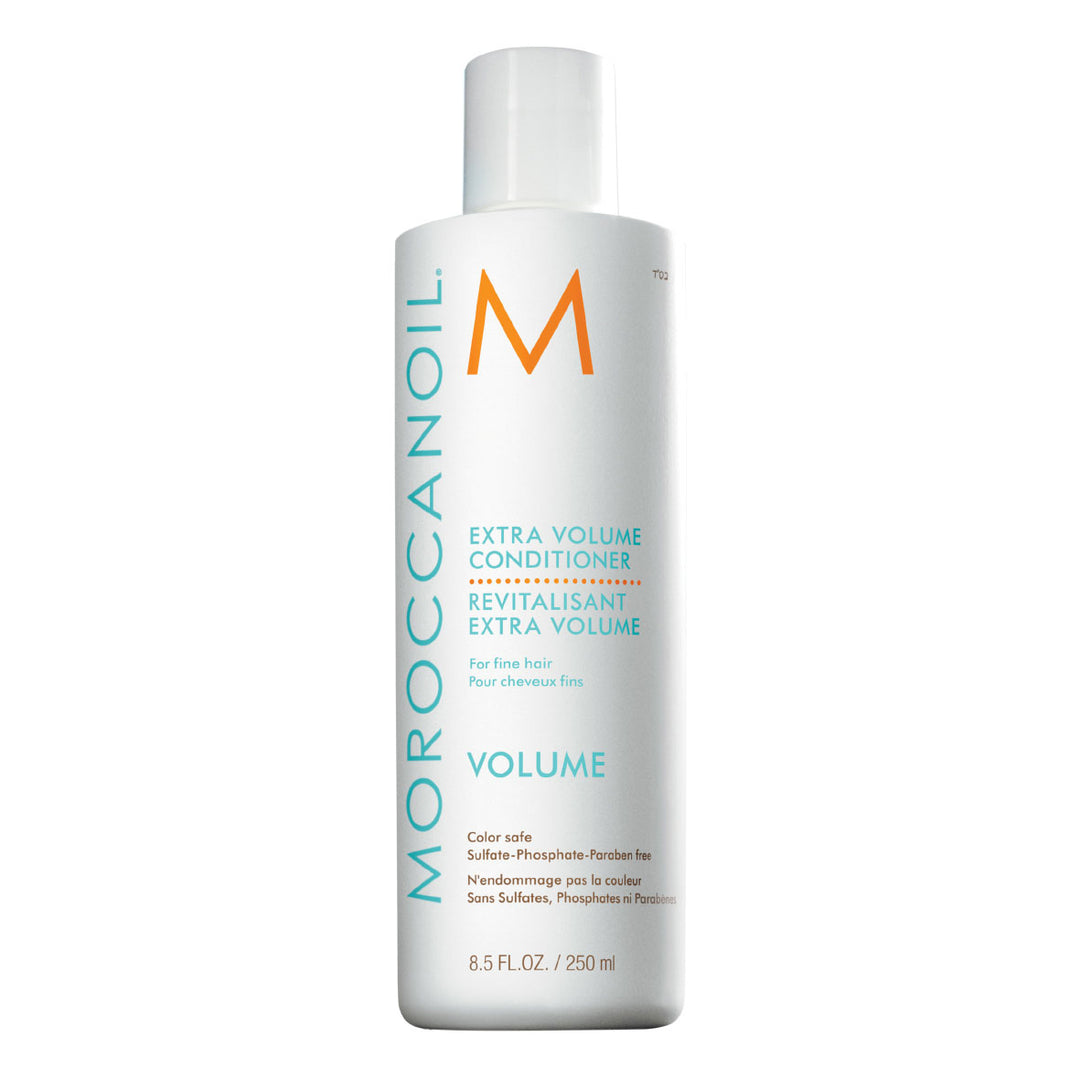 Moroccanoil tuuheuttava hoitoaine, valkoinen pullo