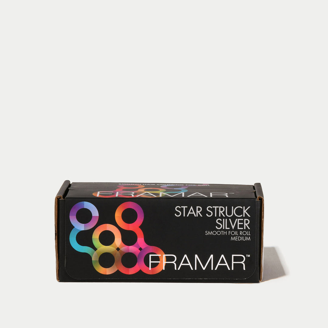 FRAMAR Small Roll -Sileä Foliorulla, 12,7 cm x 97,5 m, Hopea